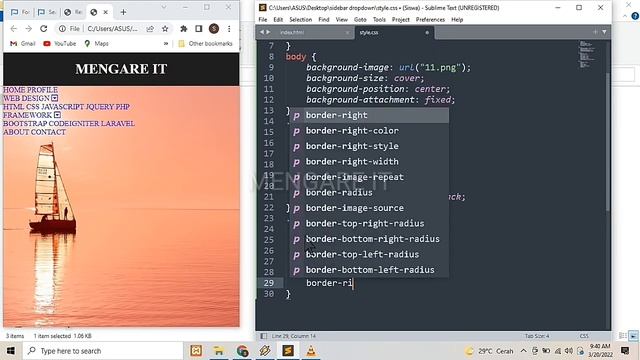 Cara Membuat Sidebar Menu + Dropdown HTML CSS ONLY (How to Make Sidebar Menu With Dropdown HTML CSS смотреть онлайн