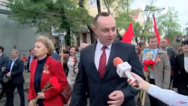 Батрынча о Марше Победы: Это самое грандиозное шествие за всю историю независимой Молдовы смотреть онлайн