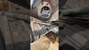 Как выбить прикипевшие втулки на ковше экскаватора