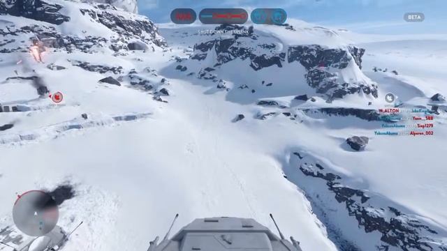 X-WING vs TIE-FIGHTER Star Wars Battlefront dogfight gameplay смотреть онлайн