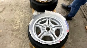 Бюджетная покраска М - дисков краской KUDO !