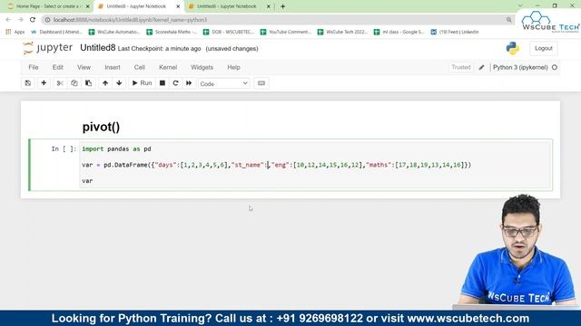 Python Pandas Tutorial - Pivot Table and Melt Function - Explained смотреть онлайн