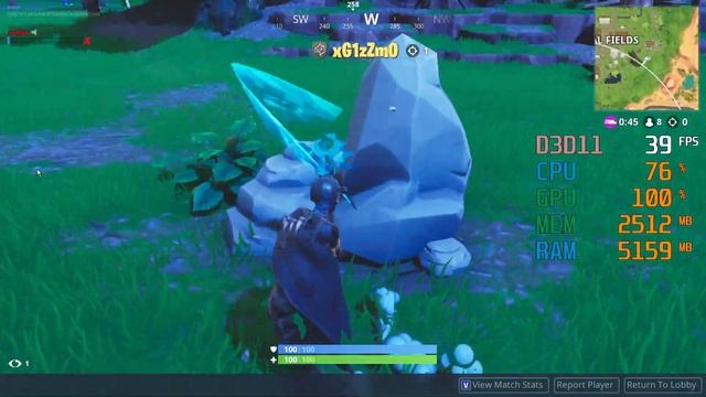 AMD Radeon RX 460 -- Intel Core 2 Quad Q6600 -- Fortnite Battle Royale Benchmark High смотреть онлайн