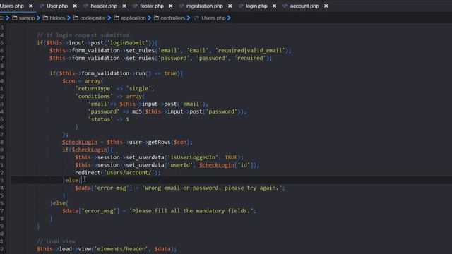 User Registration and Login System in CodeIgniter смотреть онлайн