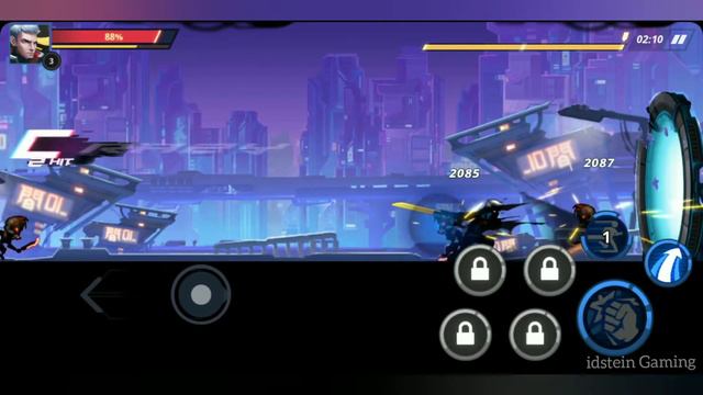 Gameplay Cyber Fighters : Shadow Legends in Cyberpunk City (Android) смотреть онлайн