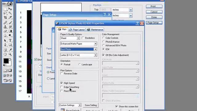Creating a Profile With Photoshop 6-CS смотреть онлайн