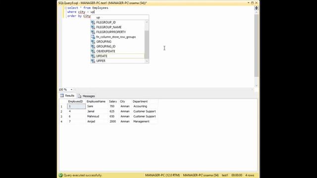 12 - MS SQL Server Select Statement Part 1 смотреть онлайн