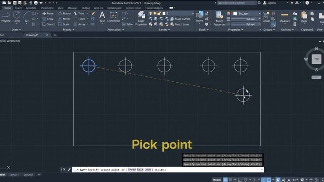 AutoCAD Tricks || COPY COMMAND || Use Copy Command [AutoCAD Hack]|| How to copy objects in AutoCAD. смотреть онлайн