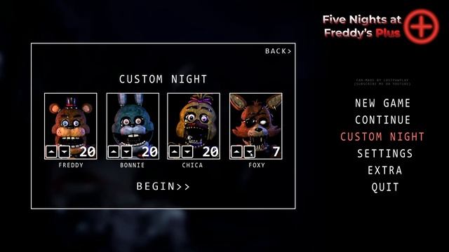 Скример Золотого Фредди? - FNaF Plus пасхалка 1987г. смотреть онлайн