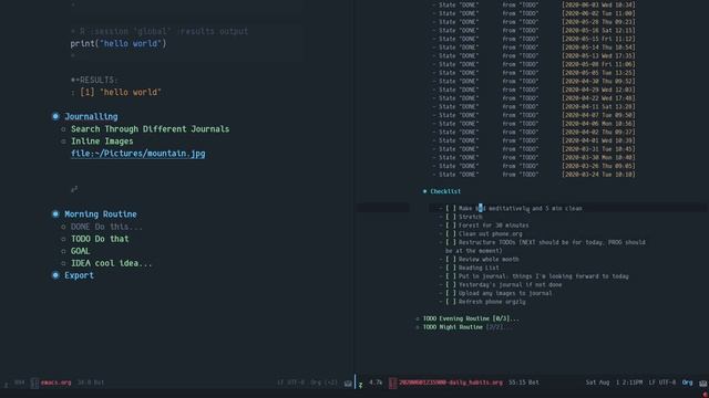 Why I Switched from Bullet Journalling to Emacs: My Org-Mode and Journal Workflow смотреть онлайн