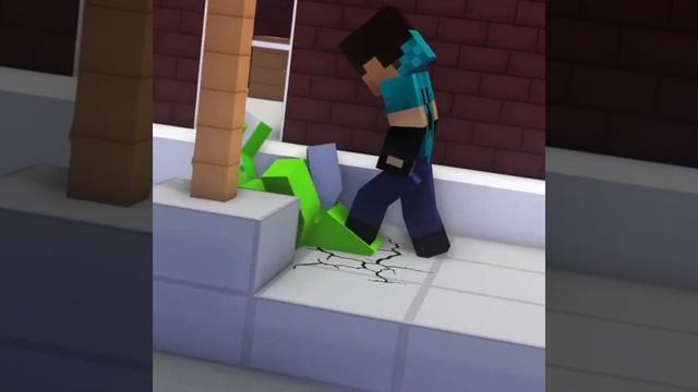 Dream Vs Herobrine fight animation #short смотреть онлайн