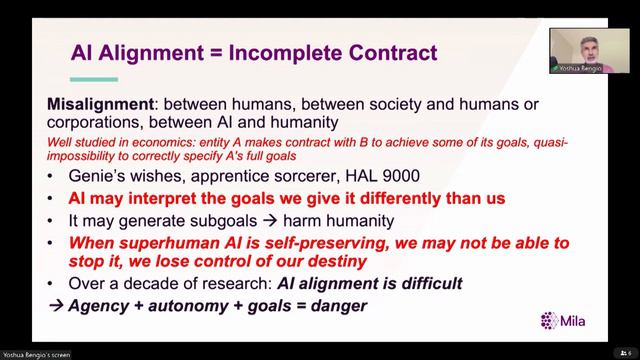 Why Am I Concerned About Future Unregulated Advances in AI? - Yoshua Bengio смотреть онлайн