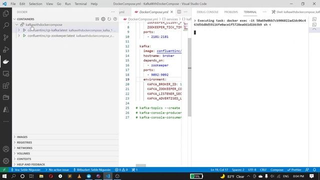 Kafka with docker compose смотреть онлайн