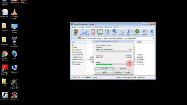 FlatOut2  Fatal Error Failed to load binary database dataDatabaseFlatOut2.db! hatasının çözüm