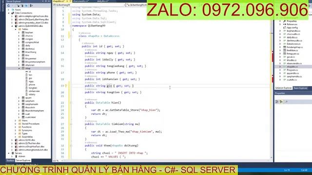 Source code Chương trình quản lý BÁN HÀNG - C#- sql server смотреть онлайн