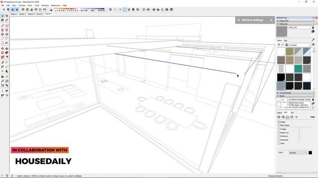 Sketchup House Modeling Workflow смотреть онлайн