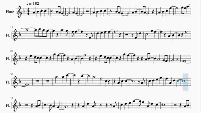 Flute Sheet Music: How to play Forevermore (Saxserenade Cover) by Side A смотреть онлайн