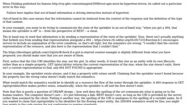 Software Engineering: GET resource state with JSON body or HTTP code (3 Solutions!!)
