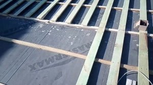 Односкатная крыша своими руками ч.3.( обрешетка)