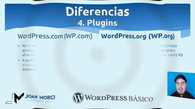 #2 ? Diferencias entre WP.com y WP.org - CURSO BÁSICO WORDPRESS смотреть онлайн