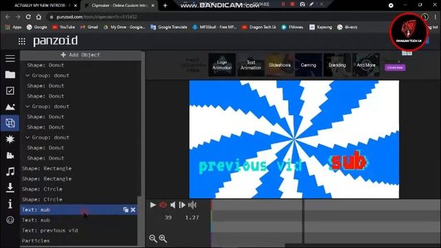 How To Make A Intro or A Outro | No Watermarks | In Sinhala | With Panazoid смотреть онлайн