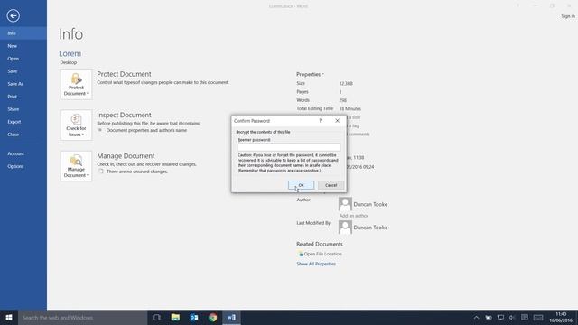 Encrypting Microsoft Office documents using Word and Excel смотреть онлайн