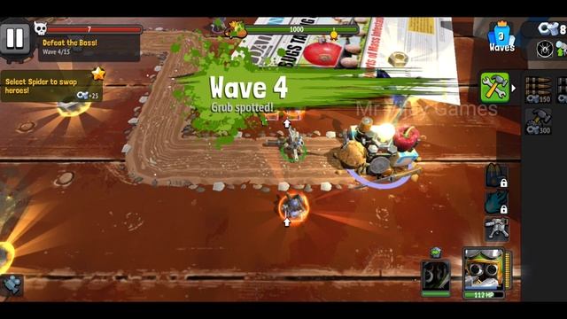 Bug Heroes Tower Defense Gameplay Walkthrough (Android/iOS) / Bug Heroes Tower Defense смотреть онлайн