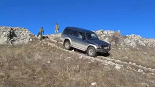 Крым. Караби. Спуск после Кара-Тау. смотреть онлайн