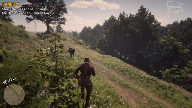 Red Dead Redemption 2 Bandit Challenge #6 Guide - Steal 5 horses and sell them to the Horse Fence смотреть онлайн