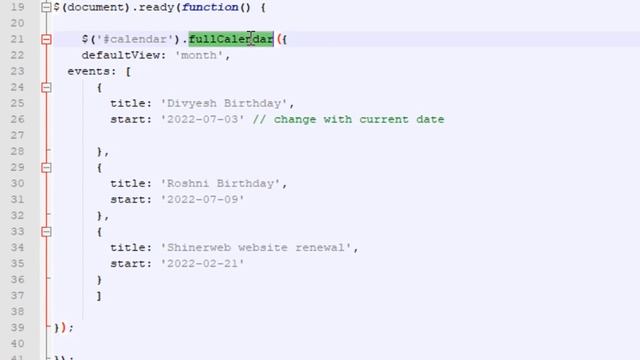 How to create event calendar for website | fullcalendar js example | how to rerender fullcalendar смотреть онлайн