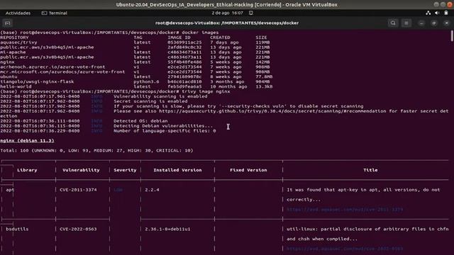 Scan Vulnerability Docker Trivy Aquasecurity смотреть онлайн