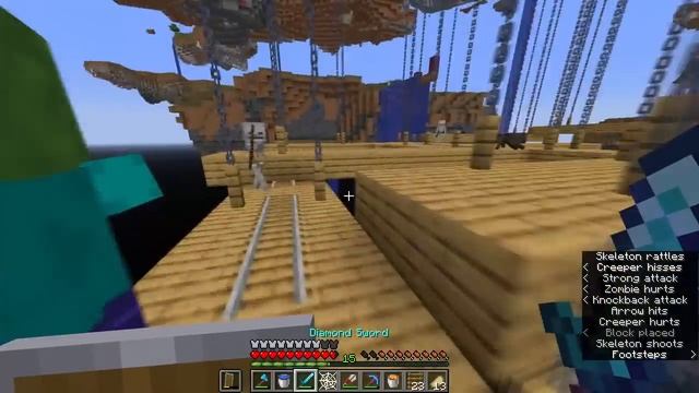 Minecraft Manhunt, But There's Floating Islands...