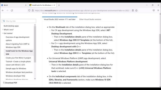 Windows UI 3 : Create your first WinUI 3 project | Fluent UI смотреть онлайн