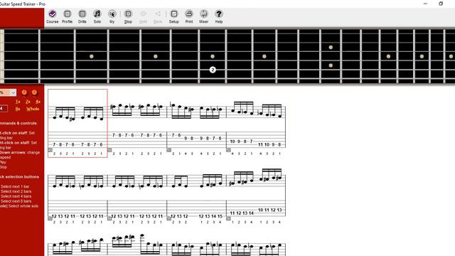 BPM 44 El vuelo del abejorro (Flight of the Bumblebee) ejercicio de guitarra смотреть онлайн