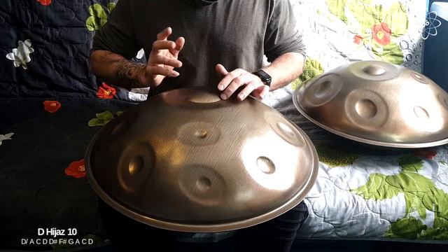 D Hijaz 10 / Stainless steel / Atom Handpan смотреть онлайн