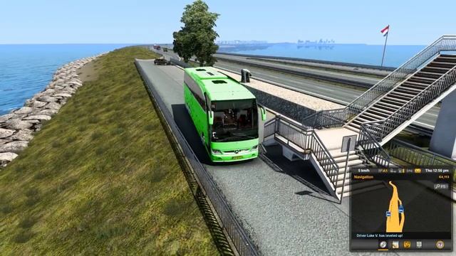 Mercedes Benz bus | EURO TRUCK SIMULATOR 2 | смотреть онлайн