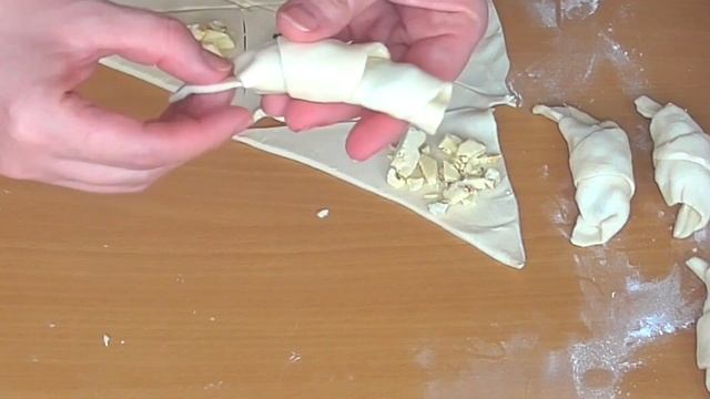 Хрустящие рогалики с шоколадом! Никого не оставят равнодушным! смотреть онлайн