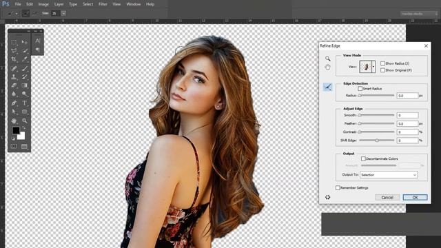 How to Refine Edges in Adobe Photoshop #tips #guide #learn #tutotialvideo смотреть онлайн