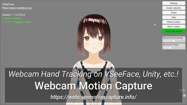 Hand Tracking With Only Webcam On VSeeFace! - VMC Protocol Is Supported On Webcam Motion Capture