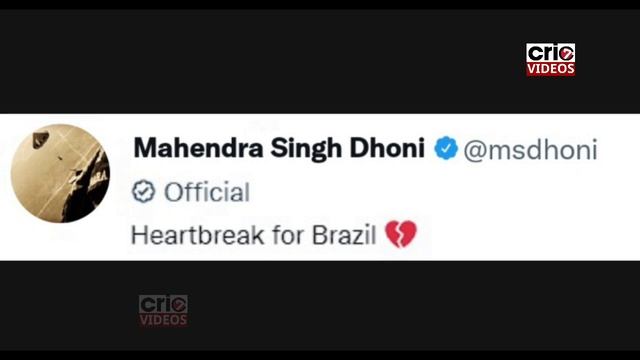 Virat, MS dhoni, Yuvraj Singh react after Brazil got knocked out FIFA worldcup 2022 BrazilvsCroati смотреть онлайн