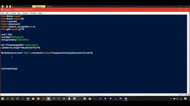 Talking robot in python in 35 lines of code. смотреть онлайн