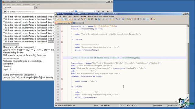 Beginner PHP Tutorial - Part 9 - How to Use Arrays in PHP смотреть онлайн