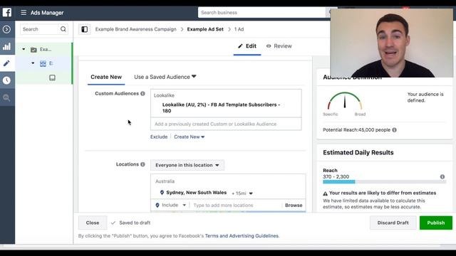How to Create An EFFECTIVE Facebook Brand Awareness Ad Campaign: Over-The-Shoulder Demonstration смотреть онлайн