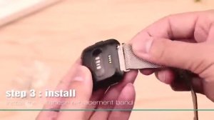 Устанавливаем ремешок миланская петля на часы Fitbit Versa