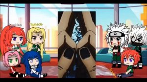 Друзья и семья Наруто реакция на Наруто как на Сукуна