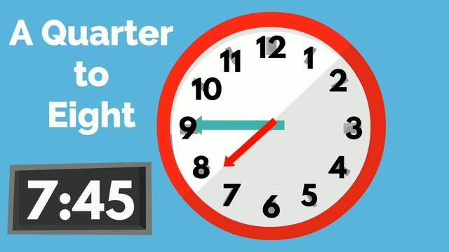 TELLING the TIME for KIDS! (Quarter Past, Half Past, Quarter To) | Learning Time for Children смотреть онлайн