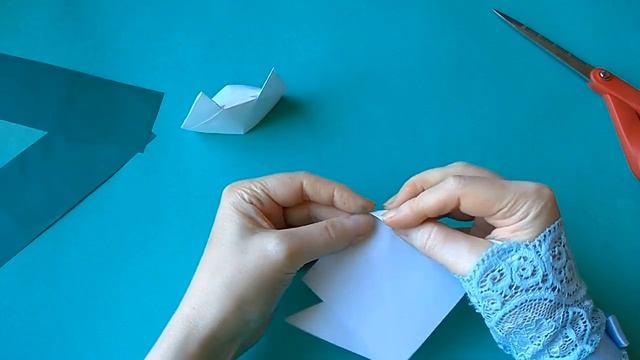 Шапка с ушками оригами ,как сделать шапку с ушками из бумаги смотреть онлайн