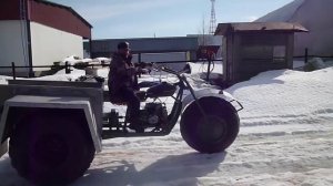 Мотовездеход, трицикл на базе мотоцикла Урал