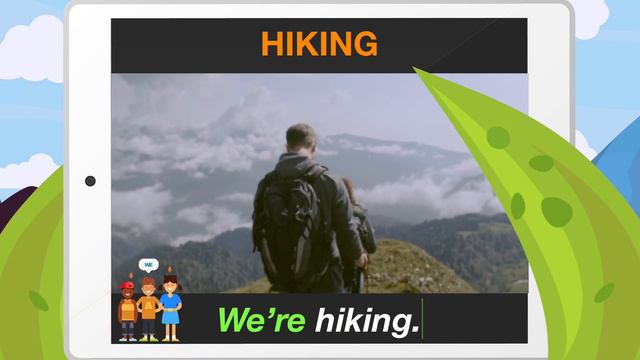 Outdoor Activities Phrases | Activities, Present Continuous & Pronouns | English for Kids | ESL смотреть онлайн