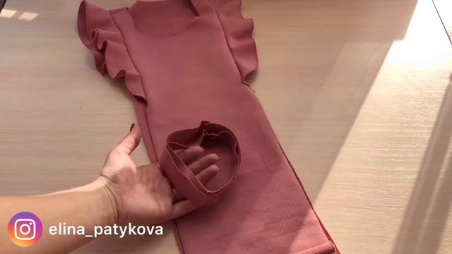 Как сшить платье с рюшами смотреть онлайн